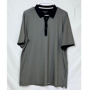 Galvin Green Men's XL Gray/Yellow Athleisure Athletic Vacation Golf Polo Shirt